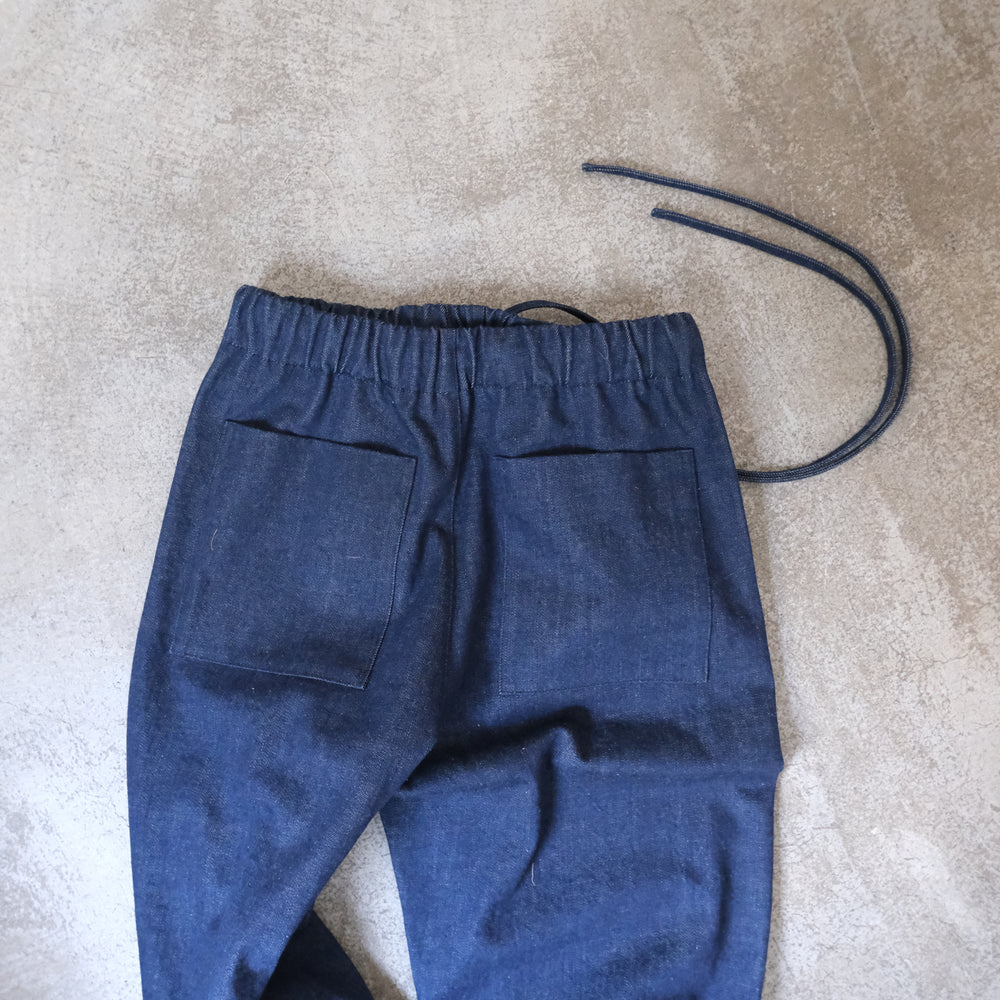 Organic Cotton Denim Pants Indigo
