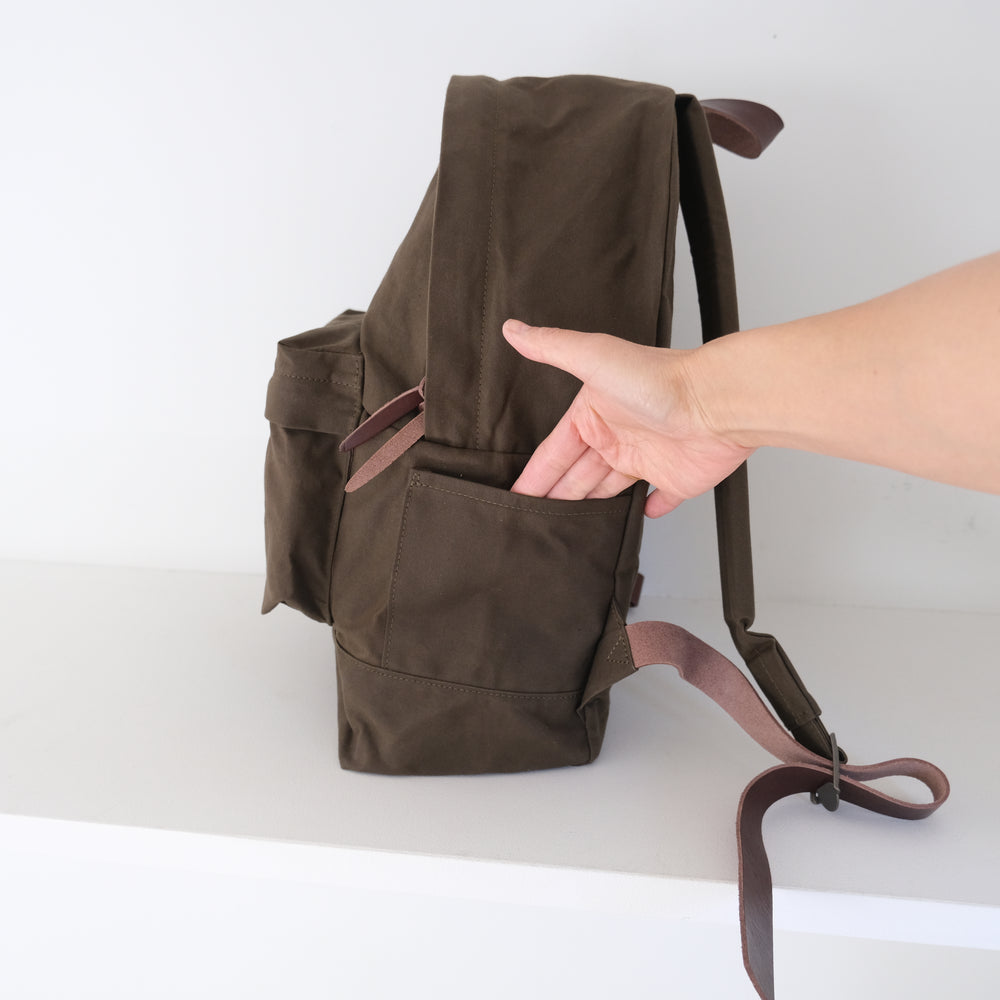 Paraffin canvas backpack