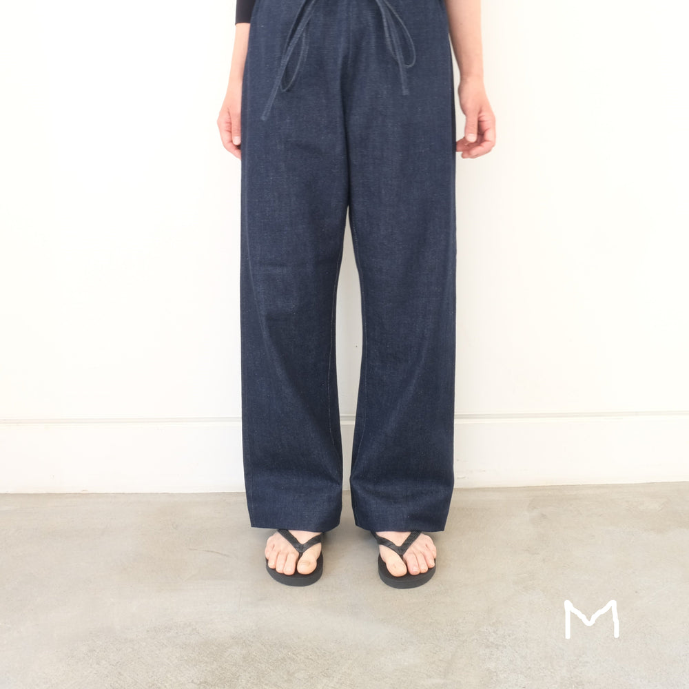 Organic Cotton Denim Pants Indigo
