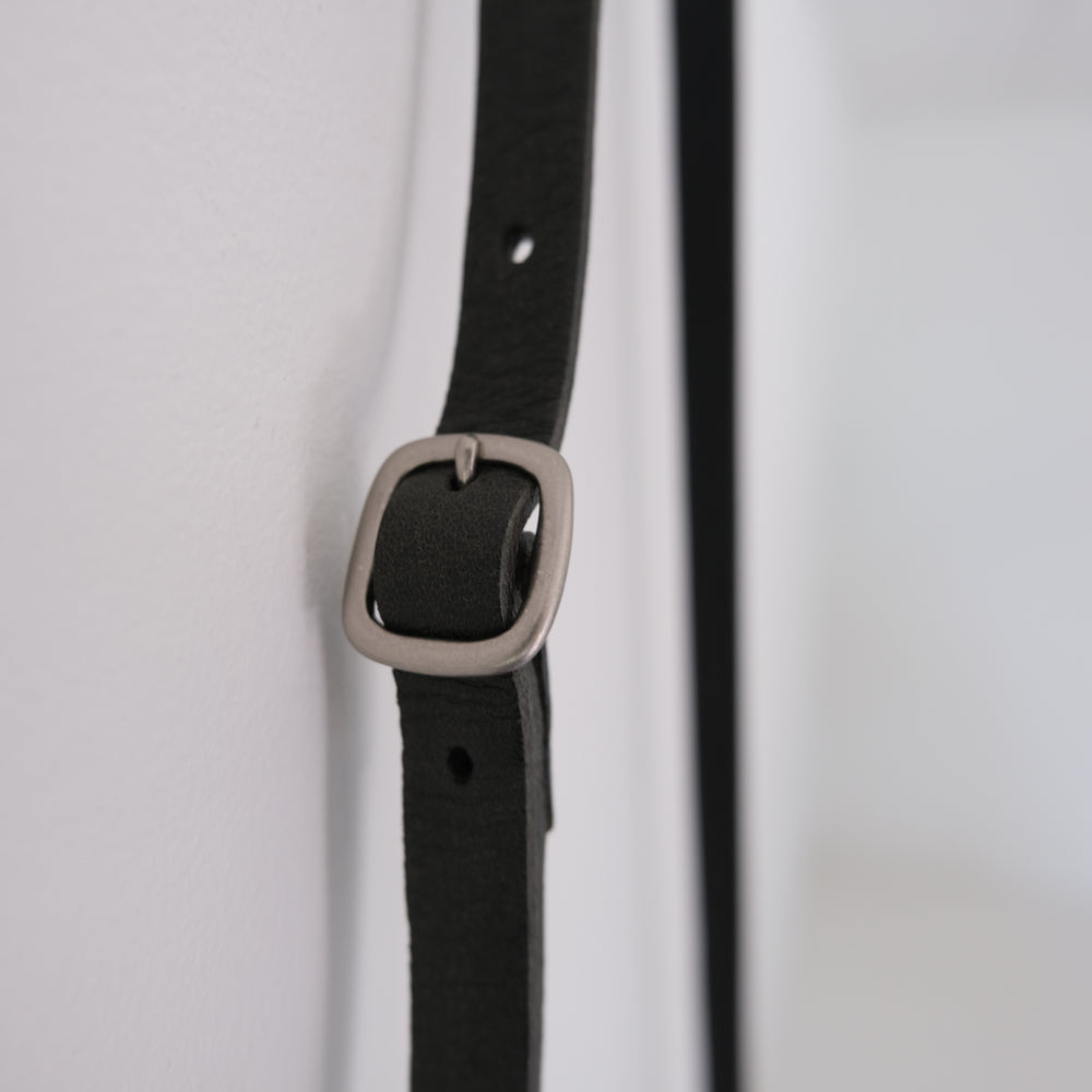 Leather pochette Black