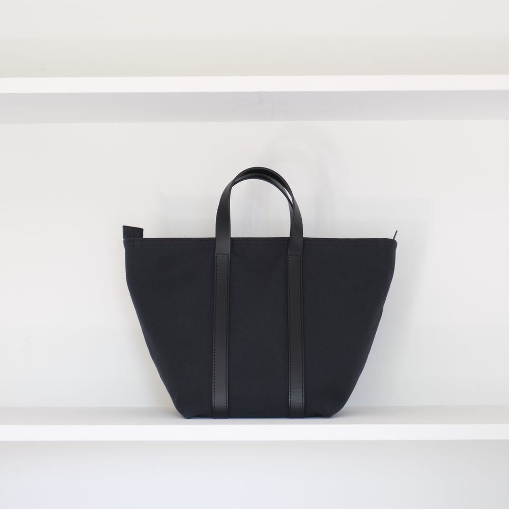 Leather handle new tote