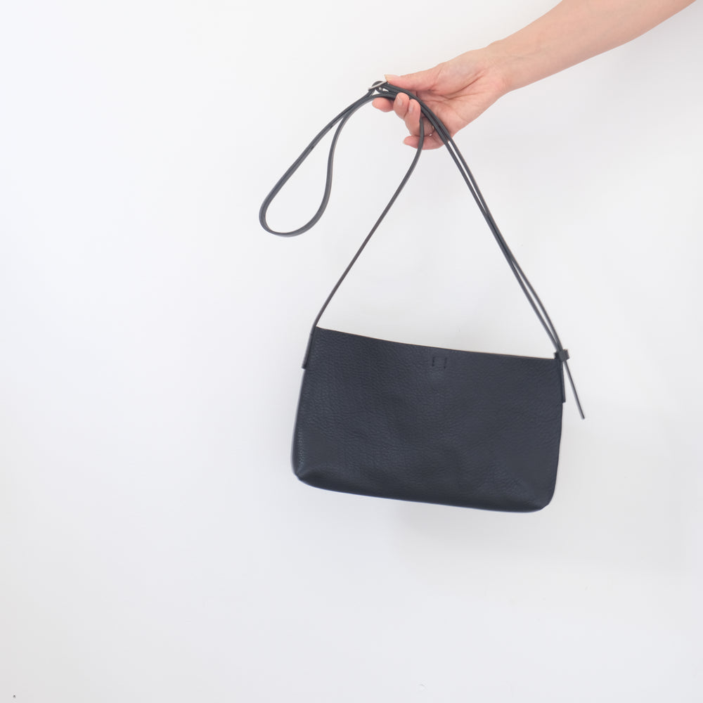 Leather pochette Black