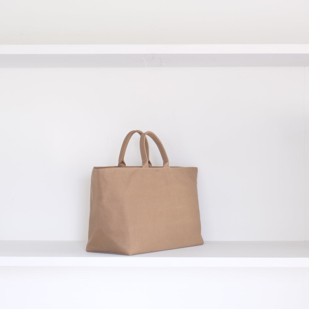 Paraffin canvas yokonaga tote M