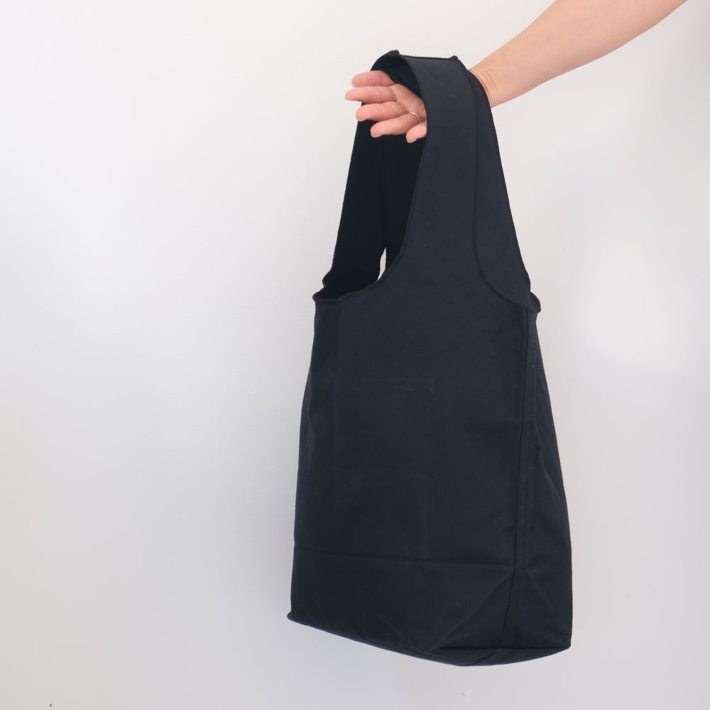 Paraffin canvas shopper bag