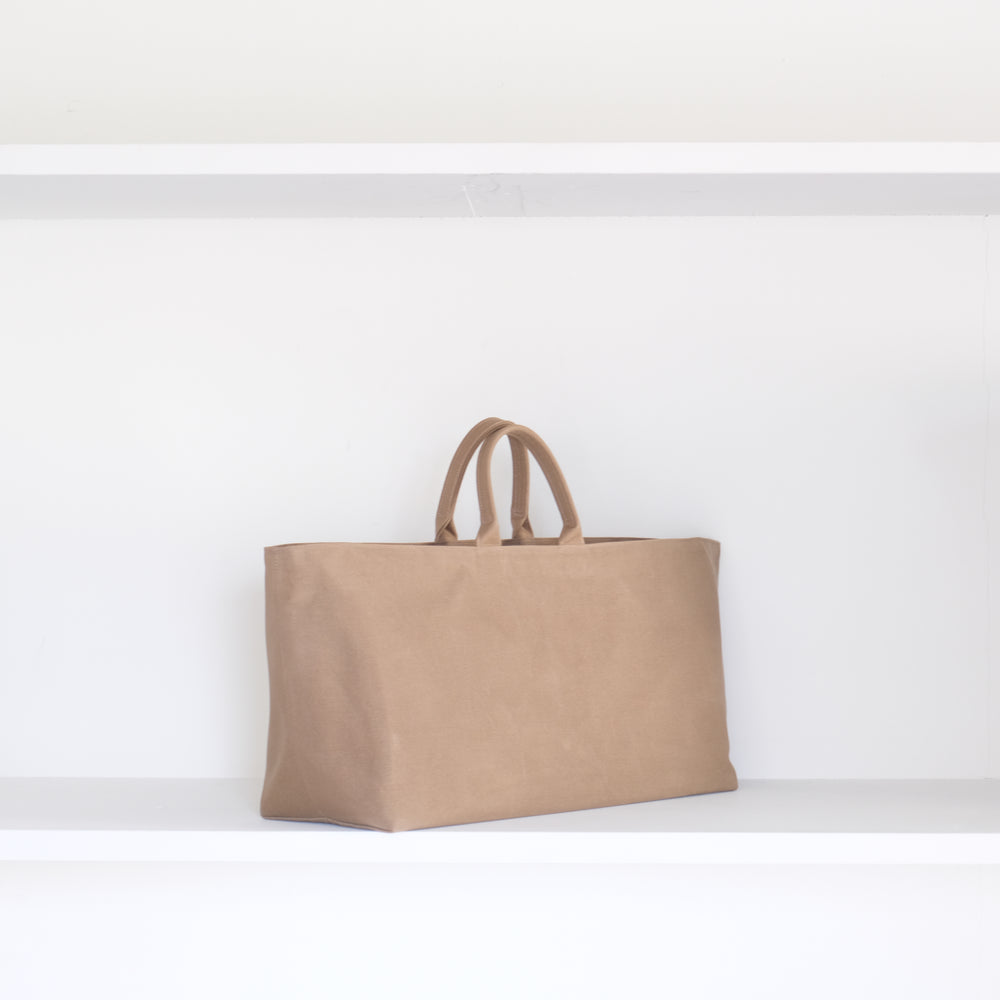 Paraffin canvas yokonaga tote L