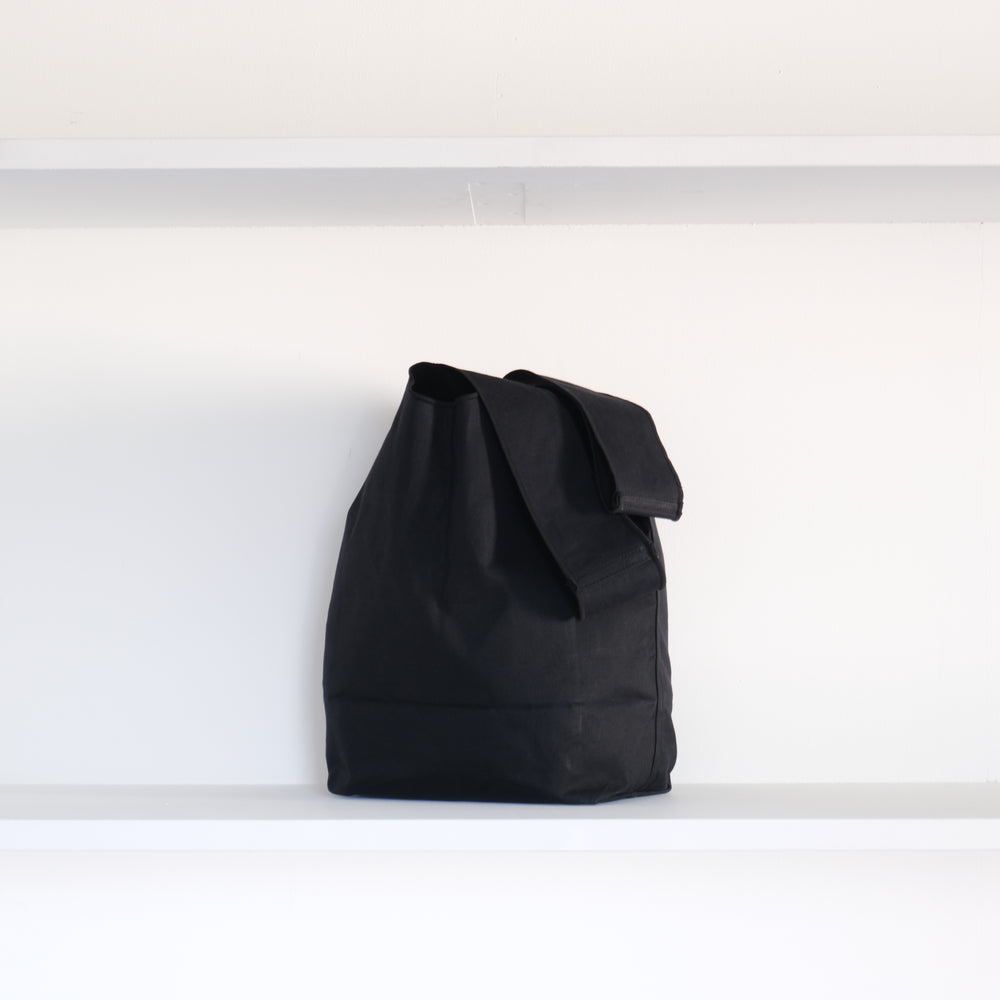 Paraffin canvas shopper bag