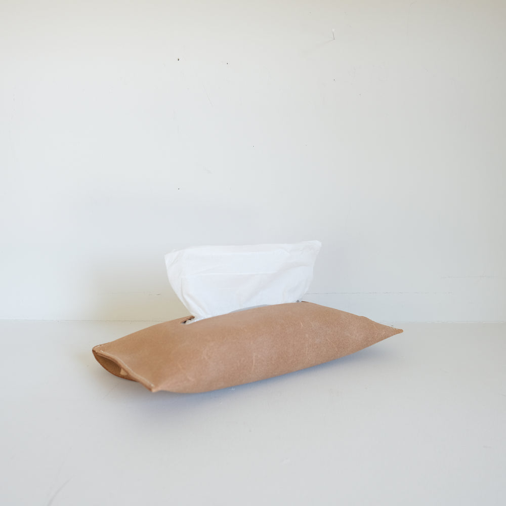 Tissue case for soft-pack